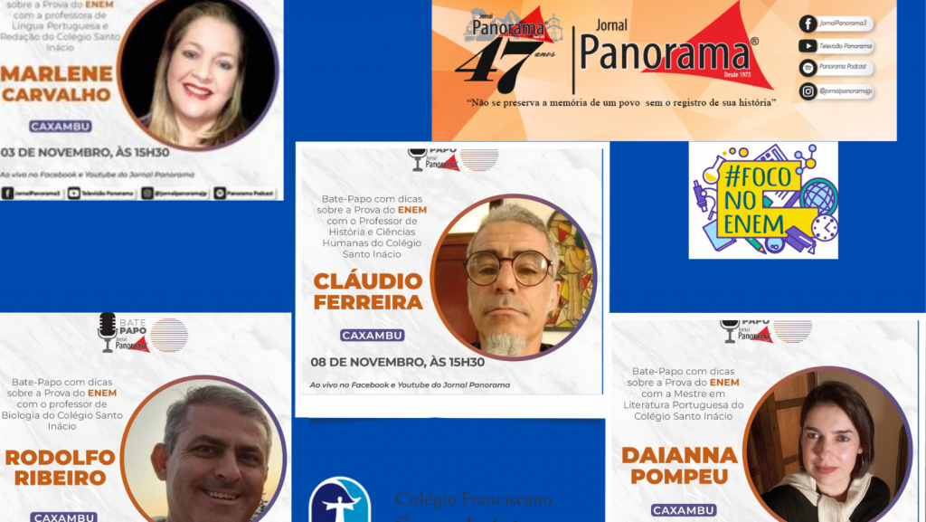 Jornal Panorama e Professores do Colégio dão dicas para o Enem